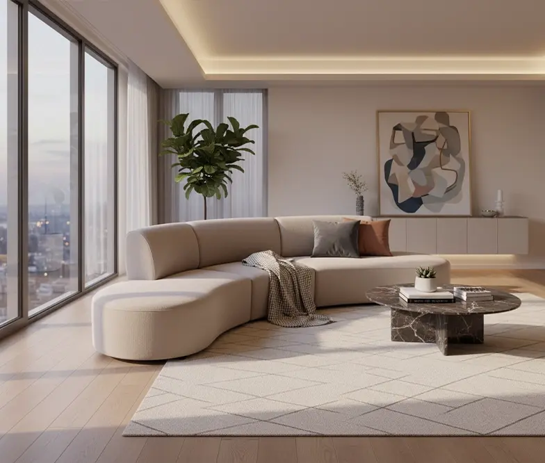 Luna Curve Modular Sofa