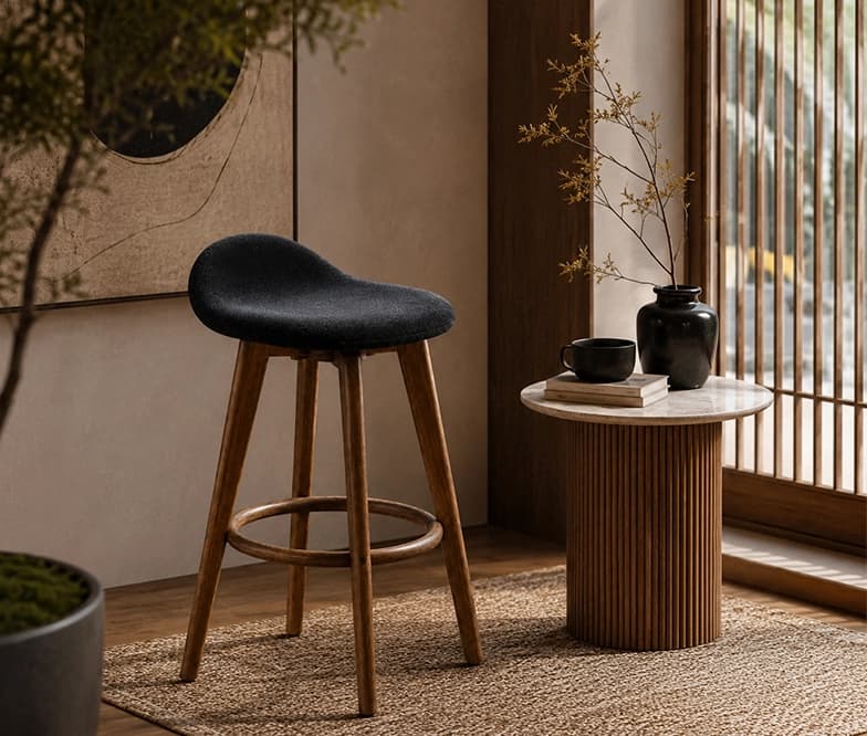 Cormac Bar Stool in Blue