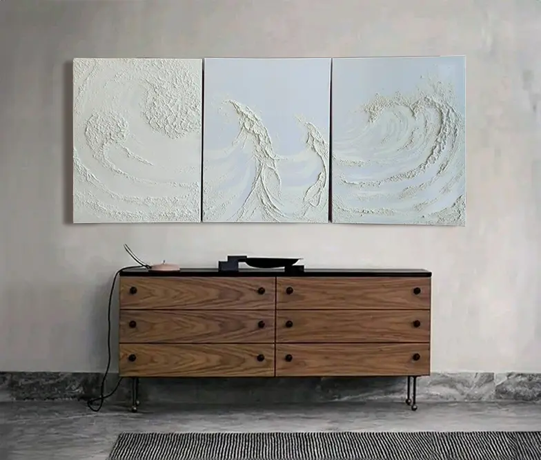 Triptych Tidal Elegance