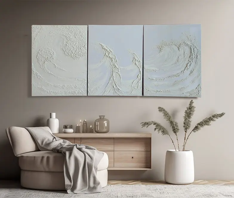 Triptych Tidal Elegance