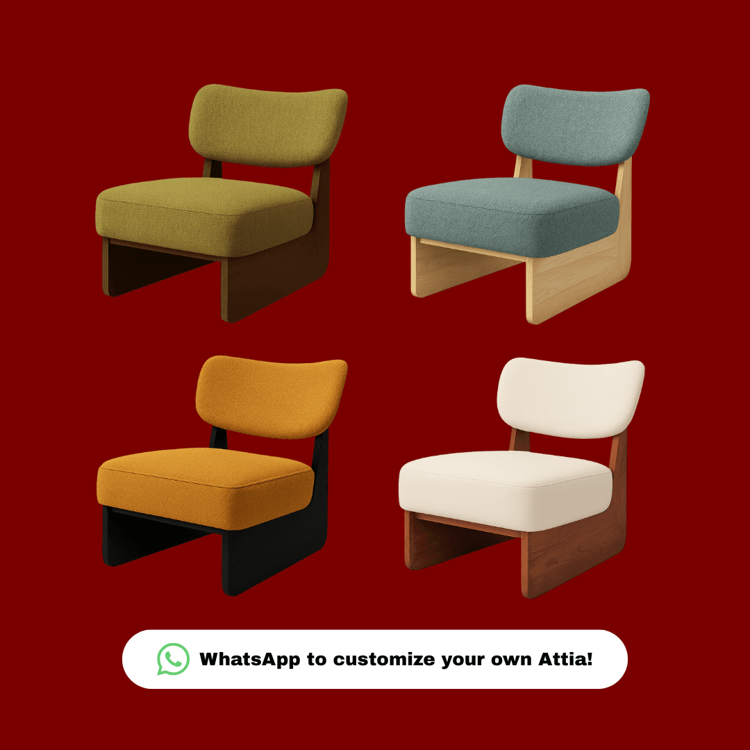 Attia Accent Chair in Boucle – FRWD Furniture Malaysia