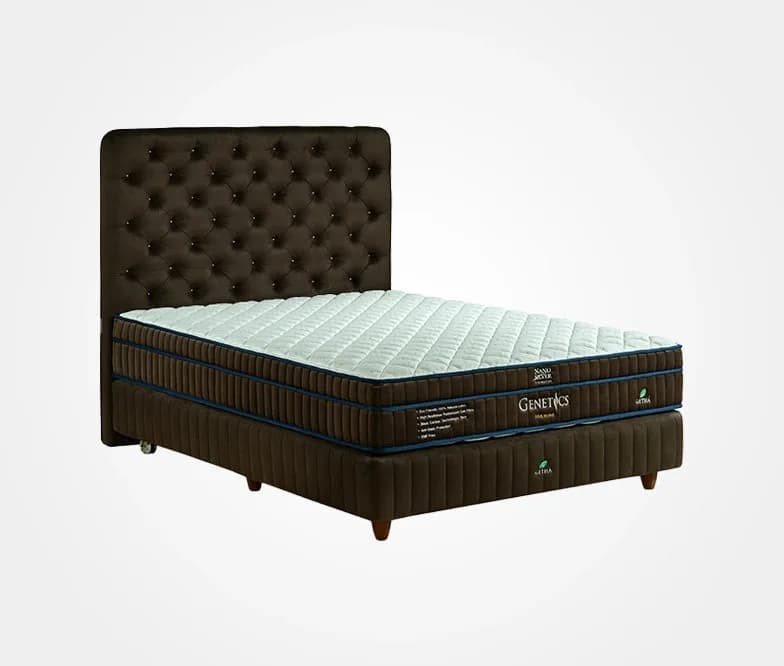 Getha Genetics Fibre & Natural Latex King Size Mattress Firm Support in White Bamboo Carbon and Rubberized Coir – FRWD Furniture Malaysia