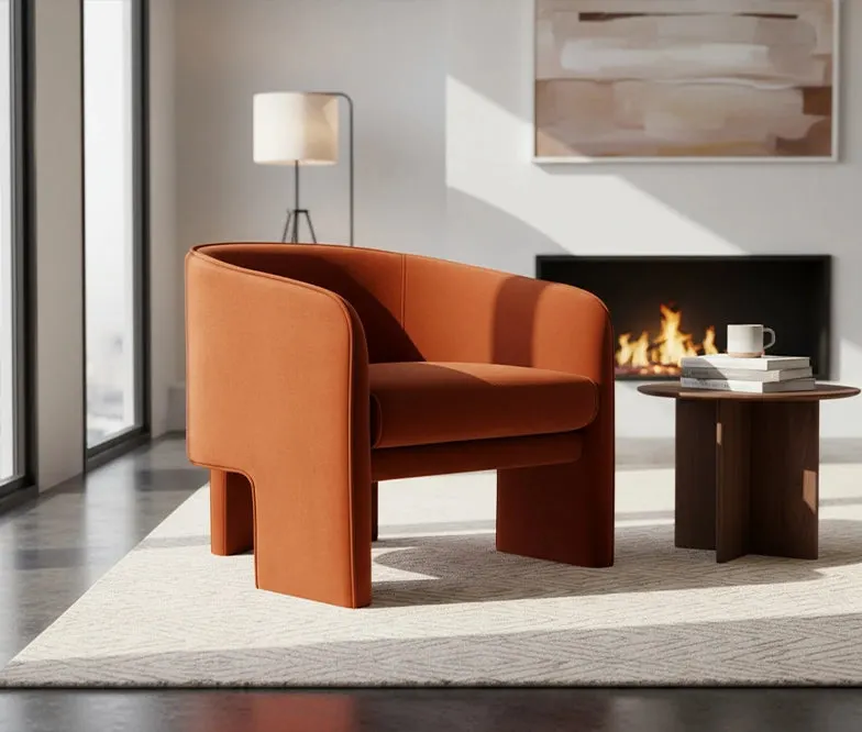 Hicks Accent Chair in Velvet – FRWD Furniture Malaysia