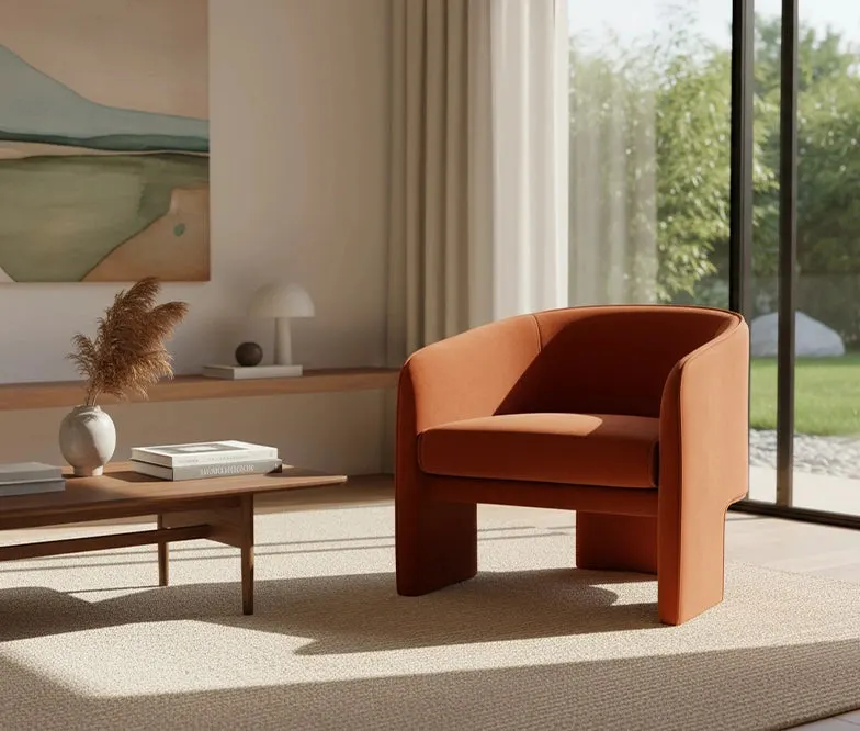 Hicks Accent Chair in Velvet – FRWD Furniture Malaysia