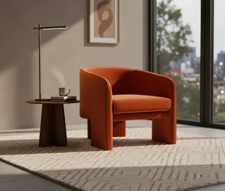 Hicks Accent Chair in Velvet – FRWD Furniture Malaysia