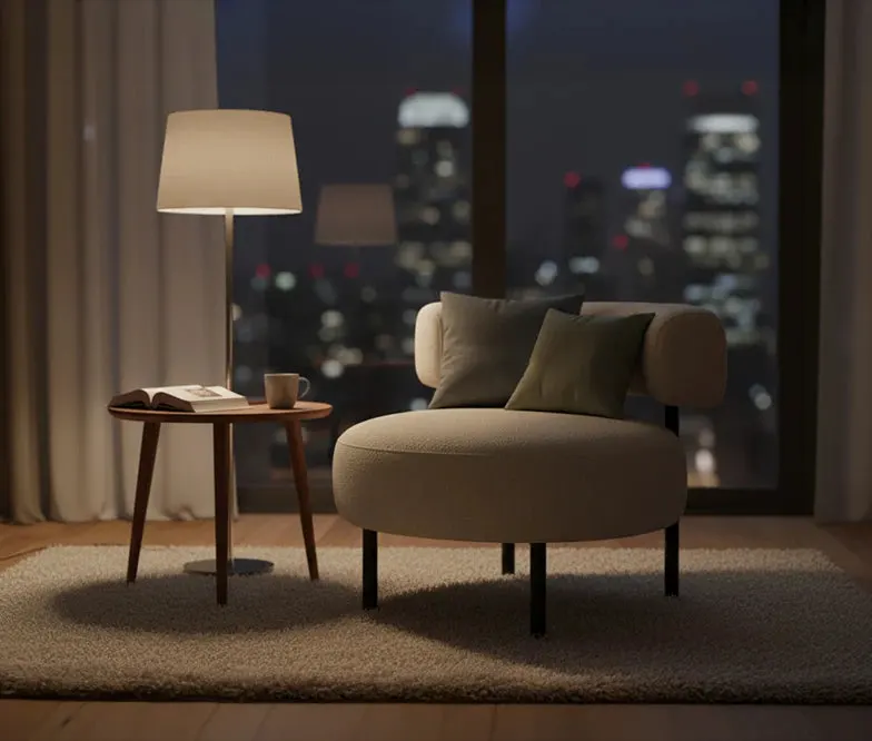 Marbelle Accent Chair in Pet-Friendly Fabric – FRWD Furniture Malaysia