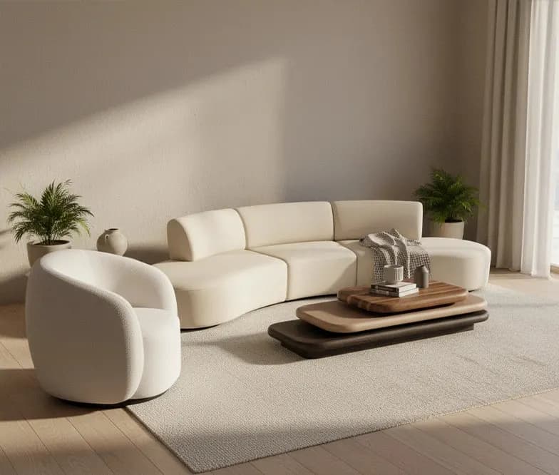 Sabrina Accent Chair in Stain-Resistant Fabric – FRWD Furniture Malaysia