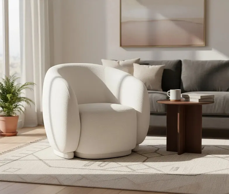 Sabrina Accent Chair in Stain-Resistant Fabric – FRWD Furniture Malaysia