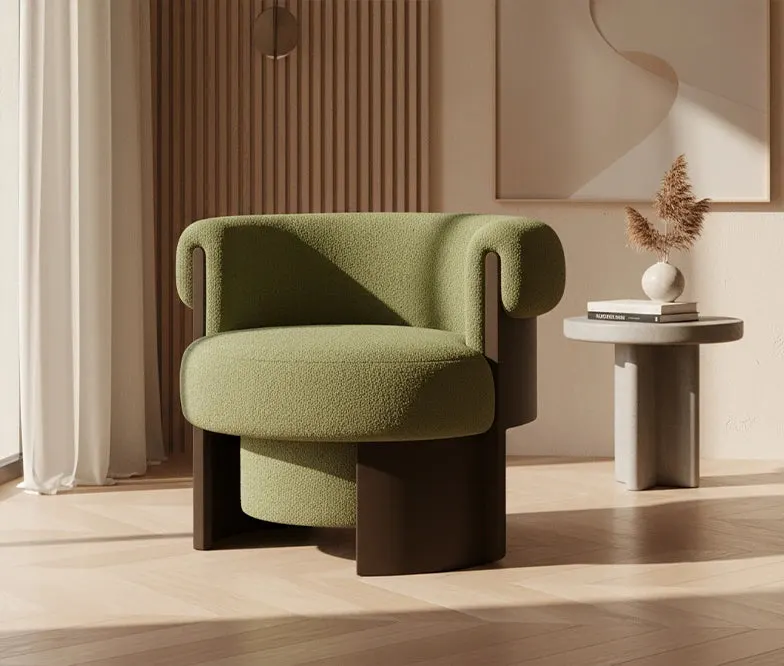 Zuri Boucle 1 Seater Sofa | FRWD Furniture