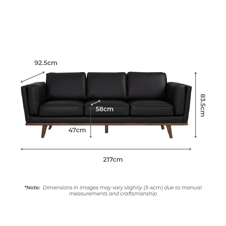Castelia Sofa in Easy Clean Material dimensions