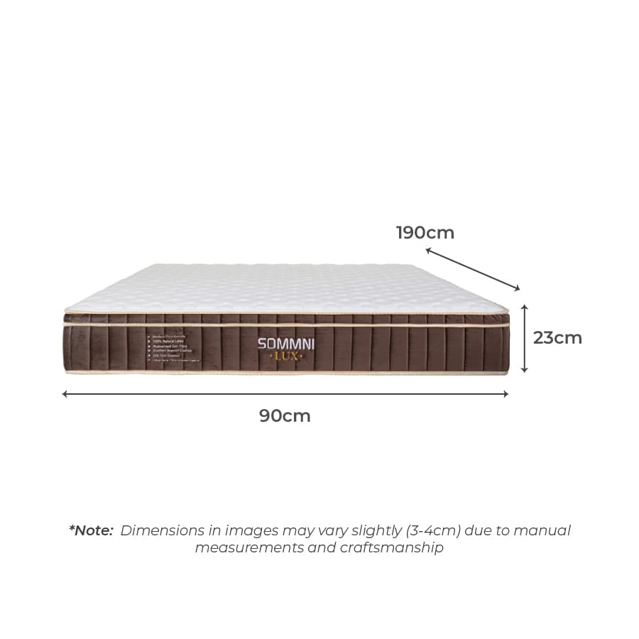 Sommni Lux dimensions